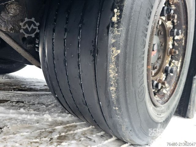 Open semitrailer with tarp Schwarzmüller Schiebeplane Papier