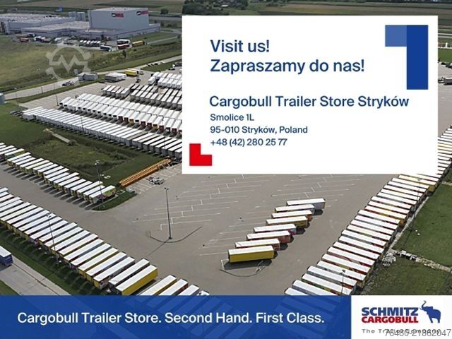 Open semitrailer with tarp Schwarzmüller Schiebeplane Papier