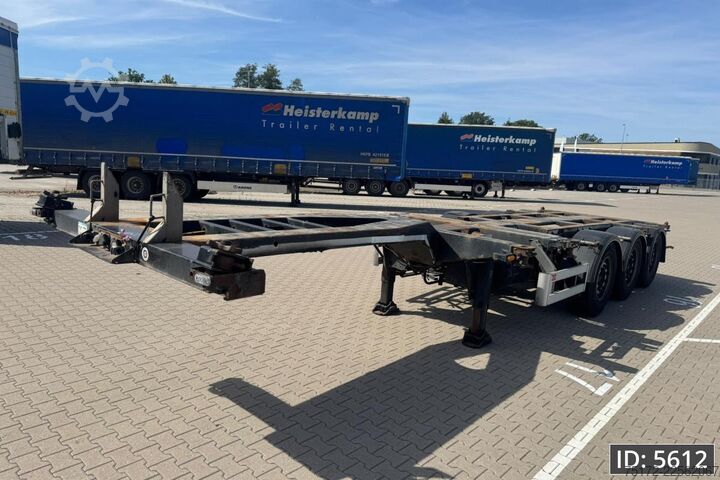 Containertransport Pacton TXD 339 Multi / 2x Extandable / Lift axle / NL ...