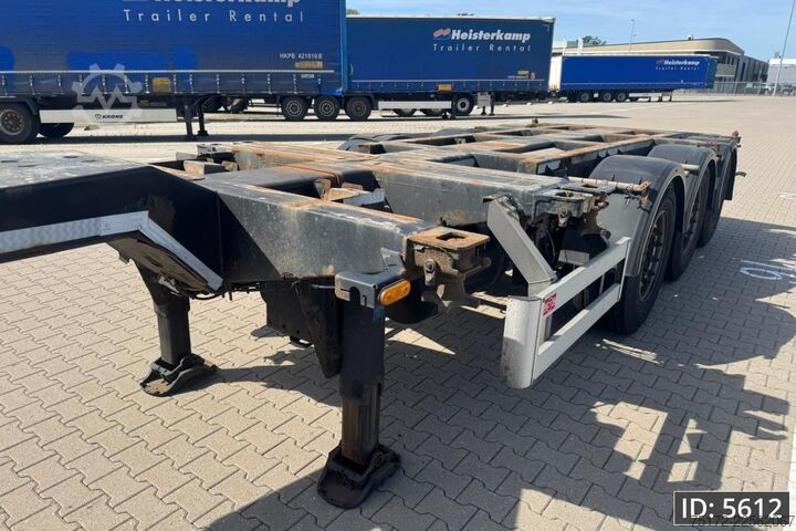 Containertransport Pacton TXD 339 Multi / 2x Extandable / Lift axle / NL ...
