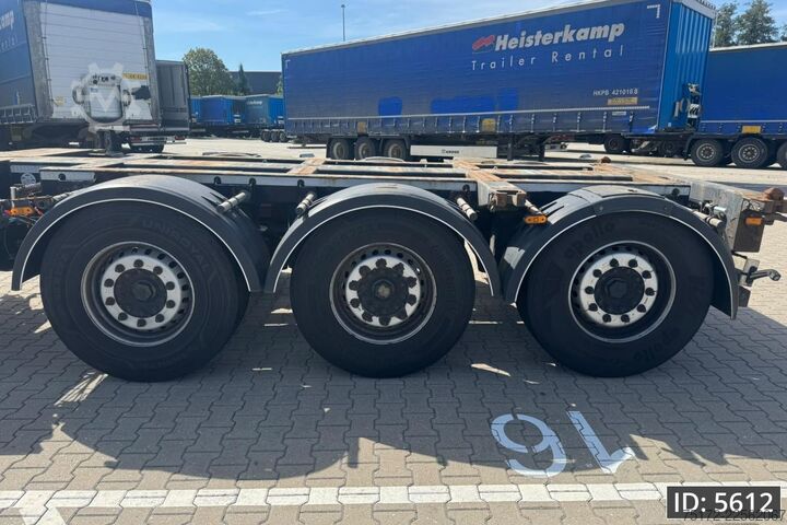 Containertransport Pacton TXD 339 Multi / 2x Extandable / Lift axle / NL ...