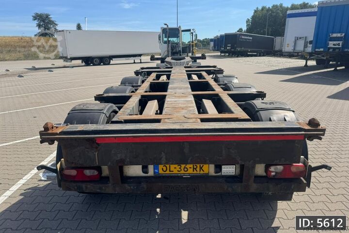 Containertransport Pacton TXD 339 Multi / 2x Extandable / Lift axle / NL ...