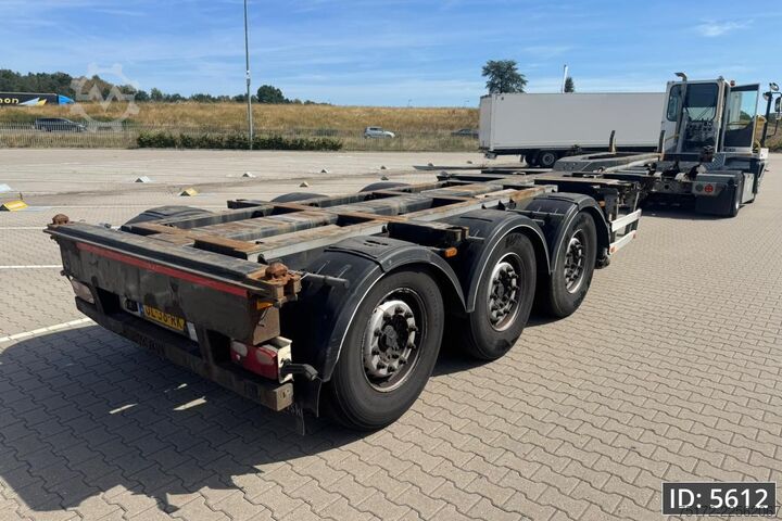 Containertransport Pacton TXD 339 Multi / 2x Extandable / Lift axle / NL ...