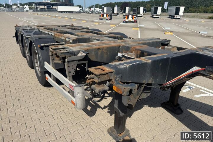 Containertransport Pacton TXD 339 Multi / 2x Extandable / Lift axle / NL ...