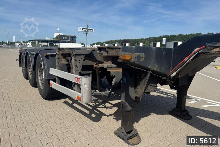 Containertransport Pacton TXD 339 Multi / 2x Extandable / Lift axle / NL ...