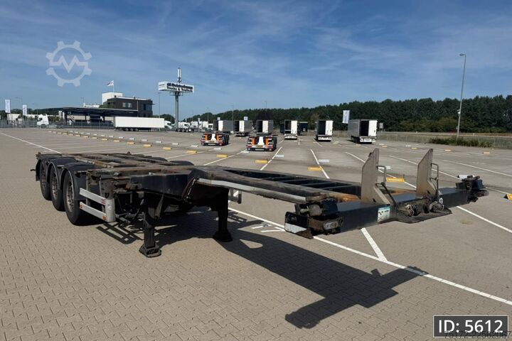 Containertransport Pacton TXD 339 Multi / 2x Extandable / Lift axle / NL ...