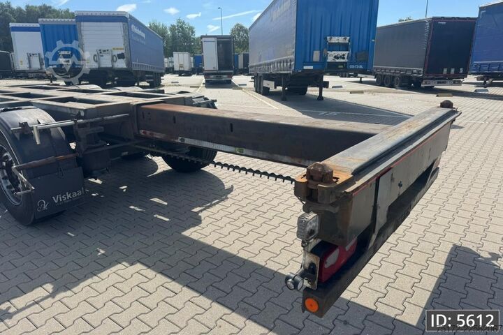 Containertransport Pacton TXD 339 Multi / 2x Extandable / Lift axle / NL ...