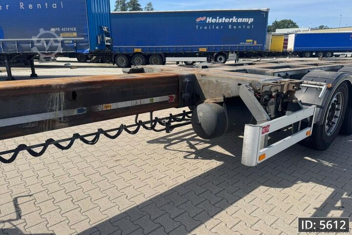 Containertransport Pacton TXD 339 Multi / 2x Extandable / Lift axle / NL ...