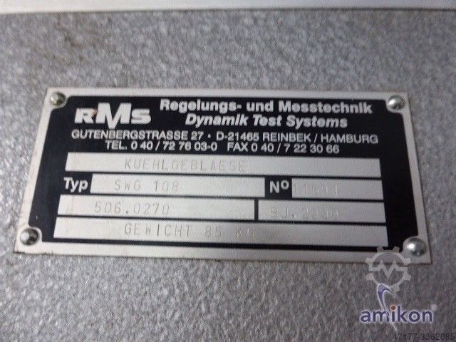 Schwingungserreger | Leistungsverstaerker RMS SW 1511/2