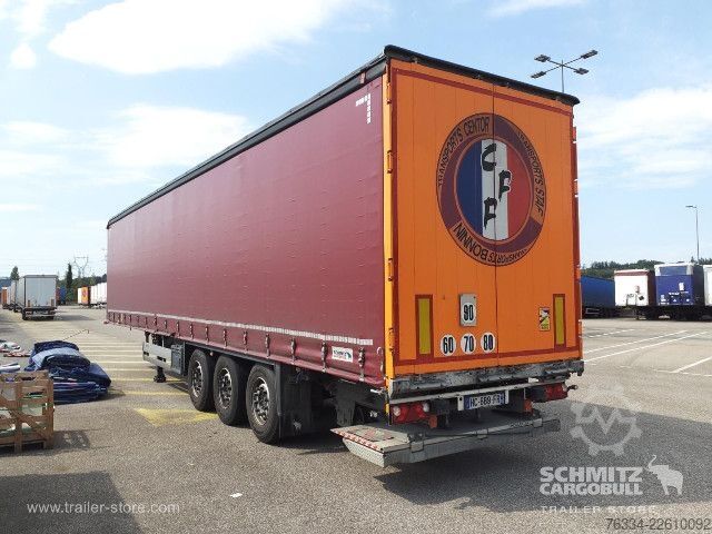 Auflieger mit Pritsche & Plane Schmitz Cargobull Semitrailer Curtainsider Standard Hayon