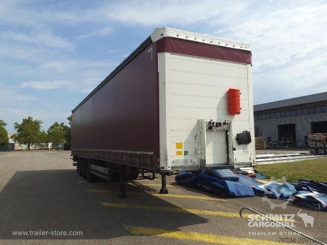 Auflieger mit Pritsche & Plane Schmitz Cargobull Semitrailer Curtainsider Standard Hayon