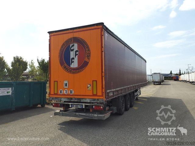 Auflieger mit Pritsche & Plane Schmitz Cargobull Semitrailer Curtainsider Standard Hayon