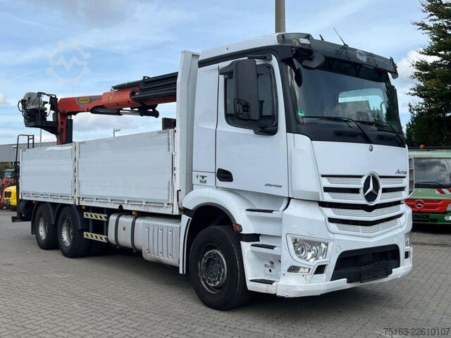 LKW mit Pritsche (offen) MERCEDES-BENZ Antos 2648 6x4 Pritsche Heckkran Palf. PK 23.001