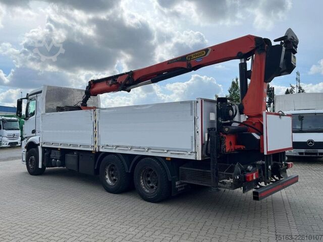 LKW mit Pritsche (offen) MERCEDES-BENZ Antos 2648 6x4 Pritsche Heckkran Palf. PK 23.001
