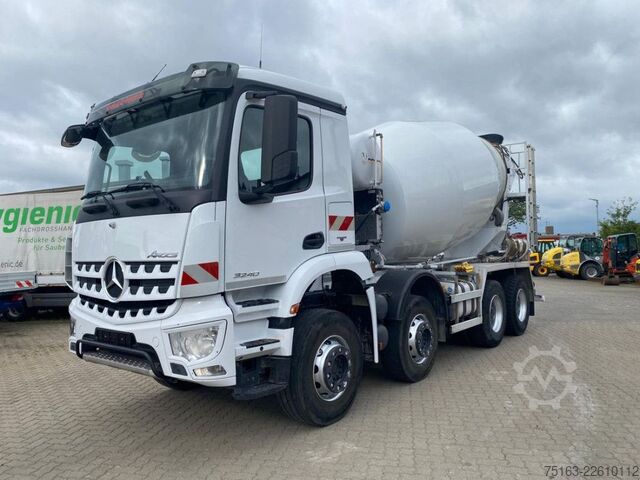 Concrete mixer truck MERCEDES-BENZ Arocs 3240 B 8x4 Betonmischer Deutsch Top AP Ach