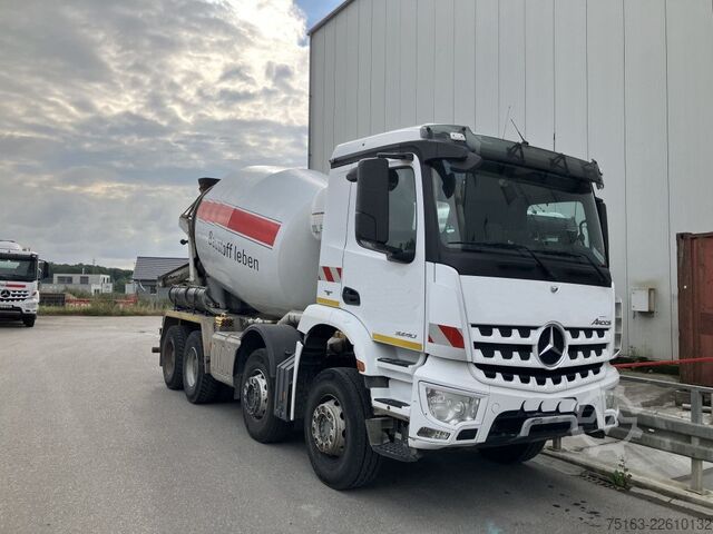 Concrete mixer truck MERCEDES-BENZ Arocs 3240 B 8x4 Betonmischer Deutsch Top AP Ach