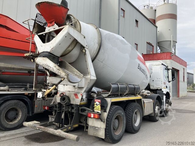 Concrete mixer truck MERCEDES-BENZ Arocs 3240 B 8x4 Betonmischer Deutsch Top AP Ach