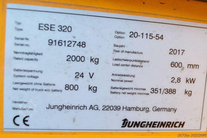 Jungheinrich ESE 320 Jungheinrich ESE 320