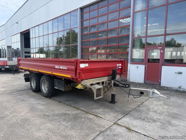 Tipper trailer Müller-Mitteltal KA-TA  14,4 t Tandemkipper- Tieflader, Breitbereifung