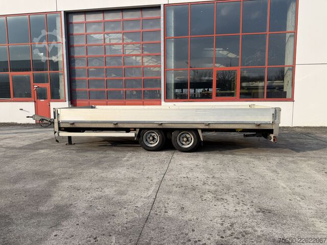 Low loader trailer Humbaur B6AG  Tandempritsche- Tieflader