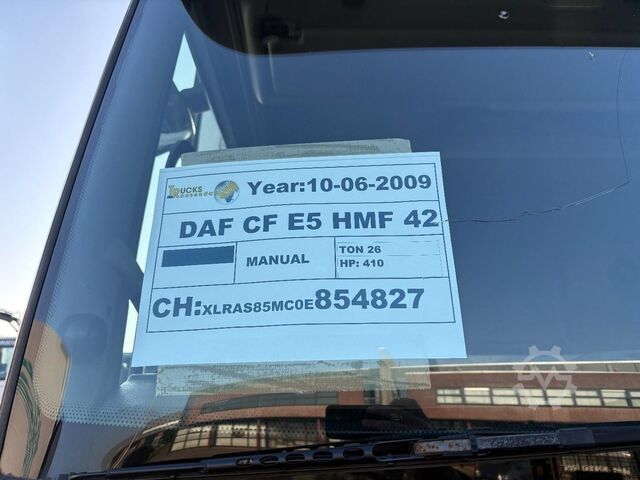 Crane DAF CF 85.410 + HMF 42 TON + REMOTE + 6X2 + EURO 5 ...