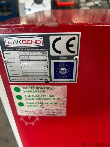 Walzblechmaschine AKBEND ASM 140-12/5.0