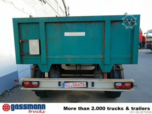 Anhänger mit Pritsche & Plane  Anhänger Pritsche Plateau, Rungen, 3x vorh.