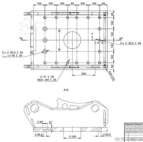 Sonstige OilQuick OQ65 Adapterplatte für Westtech & mehr