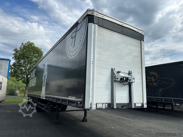 Auflieger mit Pritsche & Plane SCHWARZMÜLLER S1 Speed Curtainsider ,SAF Achsen,,Edsccha,Lift