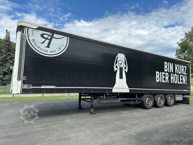 Auflieger mit Pritsche & Plane SCHWARZMÜLLER S1 Speed Curtainsider ,SAF Achsen,,Edsccha,Lift