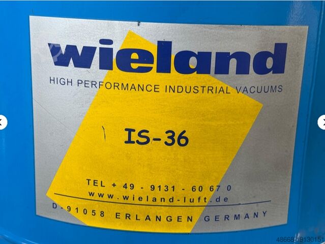 Industrial vacuum cleaner Ex Zone 22 WIELAND IS-36 M ATEX 3D