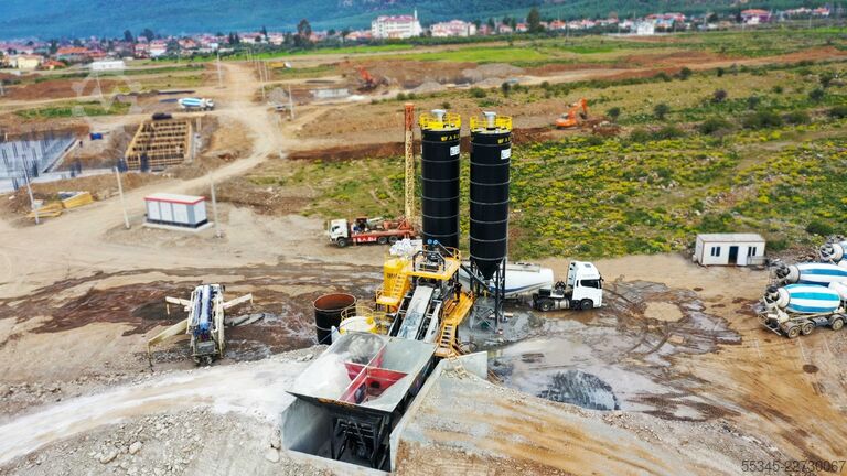Mobile Betonmischanlage FABO Mobile Concrete Batching Plant 100 m3/h Mobile Concrete Batching Plant