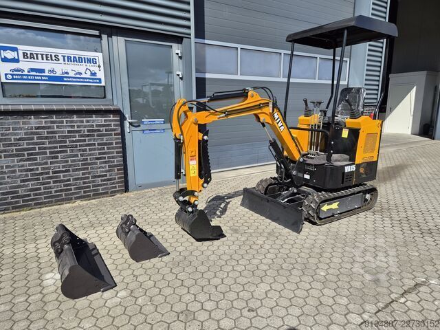 Minibagger Miva VA15, Year 2026 Nieuw, 3 x Bak!