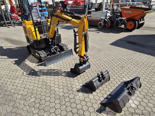 Minibagger Miva VA15, Year 2026 Nieuw, 3 x Bak!