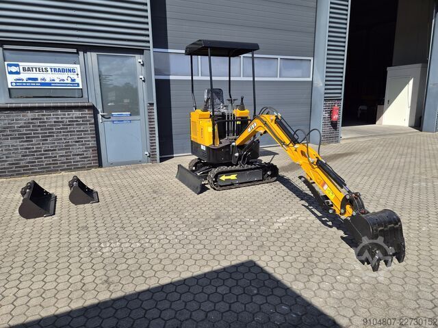 Minibagger Miva VA15, Year 2026 Nieuw, 3 x Bak!