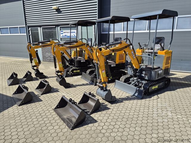 Minibagger Miva VA15, Year 2026 Nieuw, 3 x Bak!