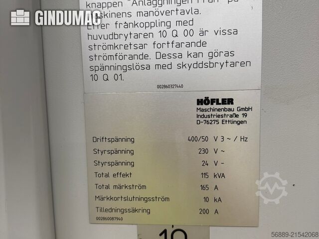 HOFLER HF 600 HOFLER HF 600