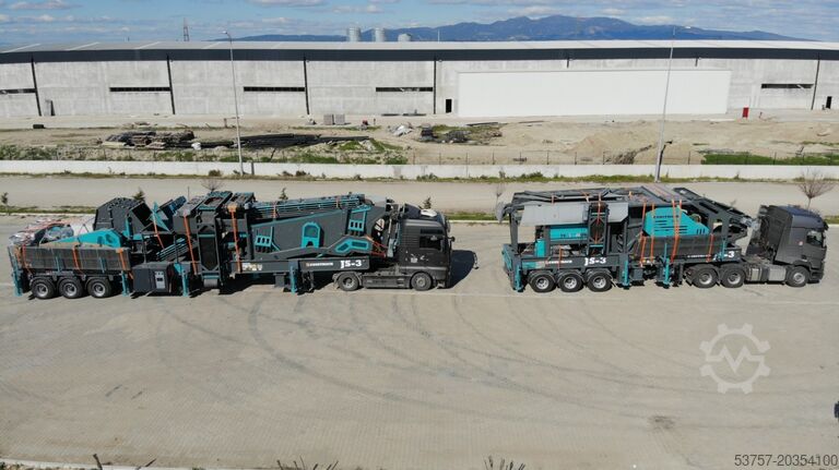 Mobile crushing plant Constmach Mobile Crushing Plant Mobile Crushing Plant 120-150 tph JS-2