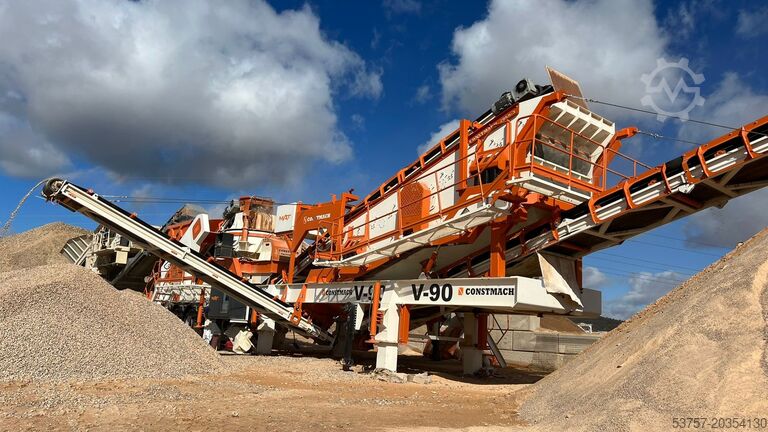 Mobile crushing plant Constmach Mobile Crushing Plant Mobile vertical impact crushing plant