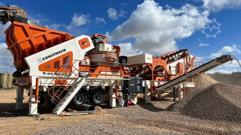Mobile crushing plant Constmach Mobile Crushing Plant Mobile vertical impact crushing plant