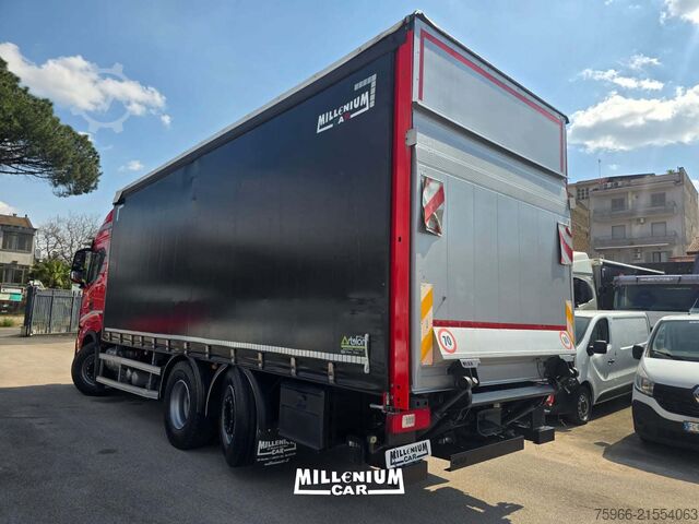 Flatbed truck with tarp Iveco SWAY 510 CENTINATO 7,40 AUT RETARDER