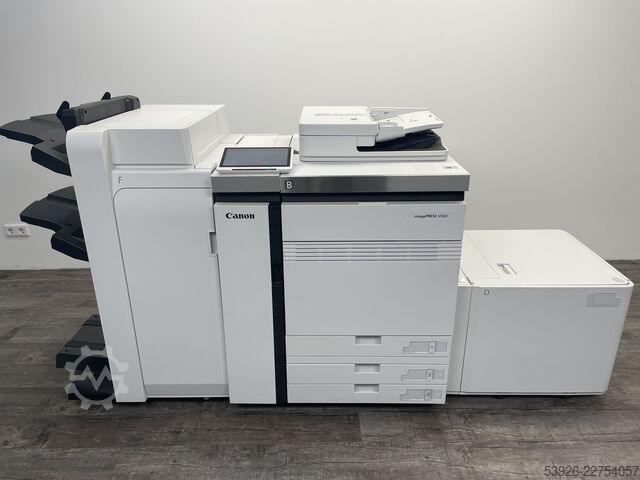 Digital print machine Canon imagePRESS V800 incl. Paperdeck, Booklet Finisher, Fiery