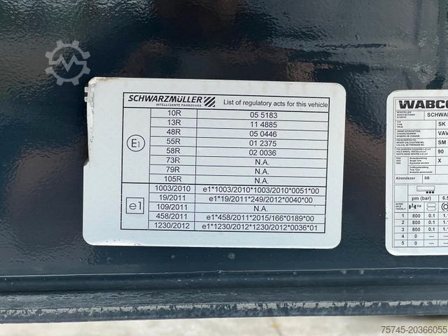 Kipper Auflieger SCHWARZMÜLLER KIPPMULDE * ALCOA * LIFT *