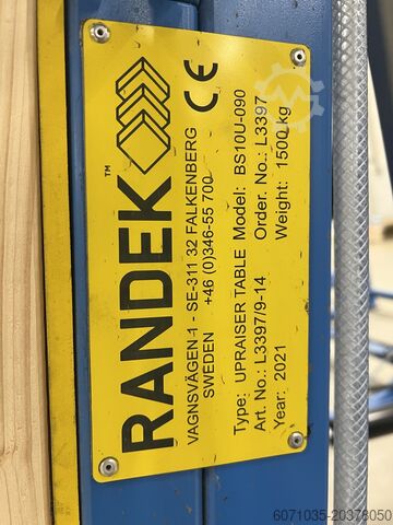 Arbeitstisch für Wandkonstruktion Randek BS05 og BS10U