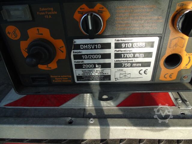 Koffer MAN TGA 18.400 + combi + lift + euro 5 + 2.70