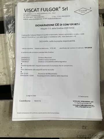 Schärfmaschine VISCAT FULGOR VCE-40