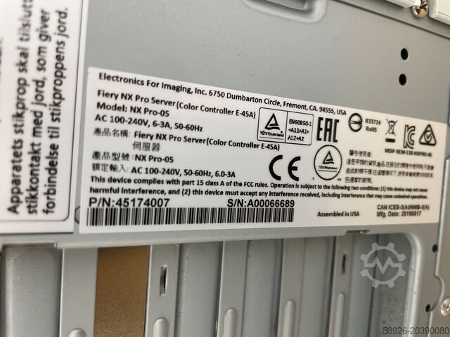 Digitaldruckmaschine Ricoh Pro C7200x incl. Fiery, booklet finisher, paperdeck