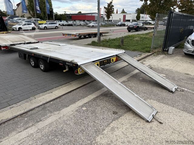 Autotransporter Anhänger  Kegger KG 30.48S 4,8m Kippanhänger Auffahrrampe
