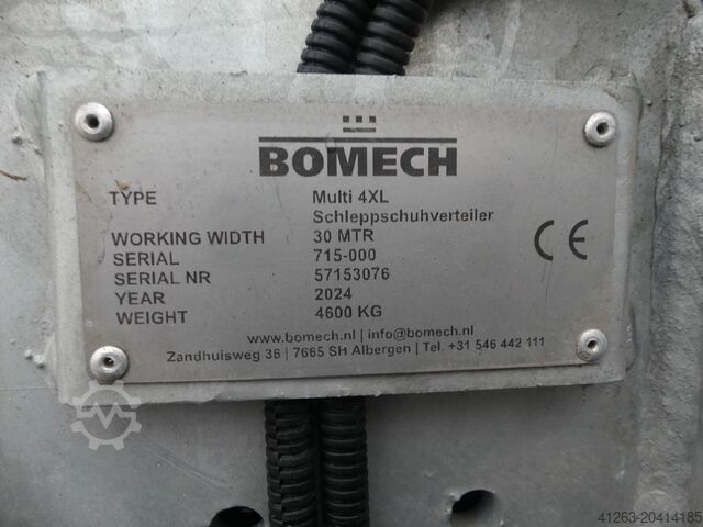 Schleppschuhverteiler Bomech Multi 4XL 30S