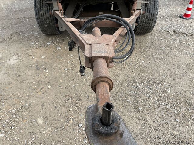 Swap chassis trailer SCHMITZ Lafette VERZINKT Breitreifen lange Bälge